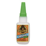 Super Glue Gel, 0.53 Oz, Dries Clear, 4/carton