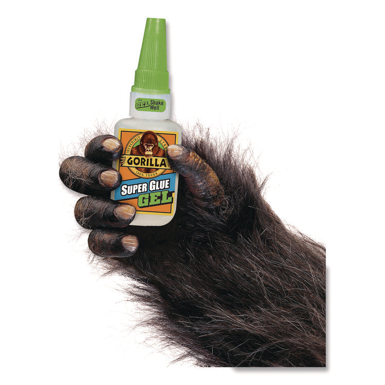 Super Glue Gel, 0.53 Oz, Dries Clear, 4/carton