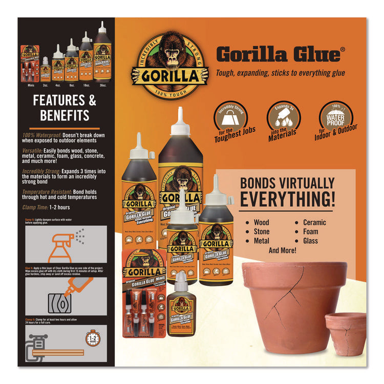 Original Formula Glue, 4 oz, Dries Light Brown