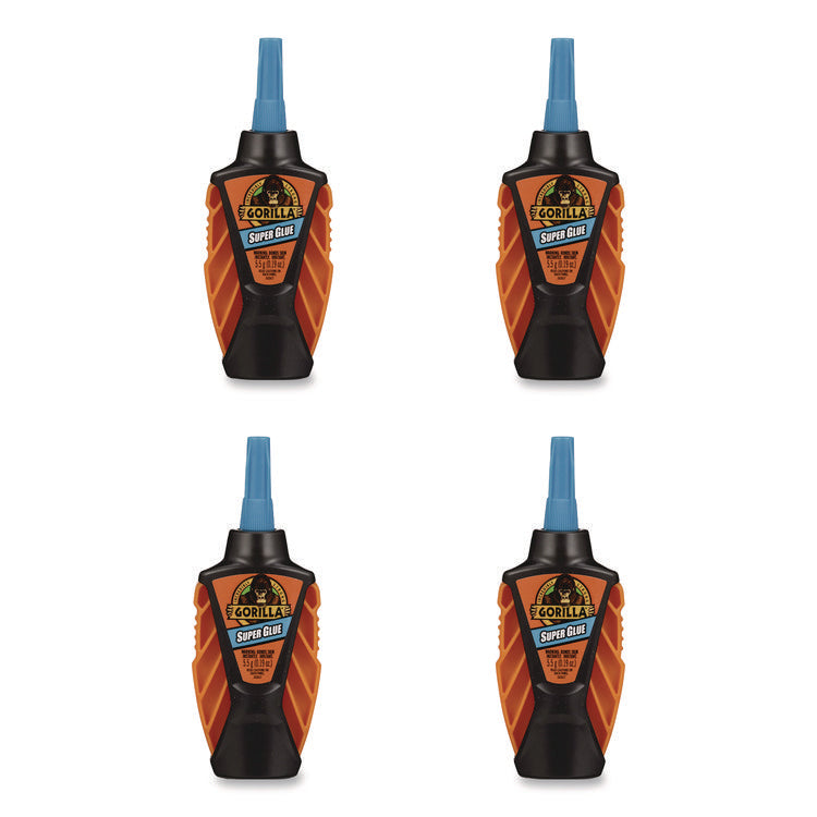 Super Glue Micro Precise, 0.19 Oz, Dries Clear, 4/carton