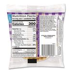 UNCRUSTABLES Peanut Butter and Grape Jelly on Wheat Bread, 2.6 oz Bag, 48/Carton