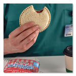 UNCRUSTABLES Peanut Butter and Strawberry Jam on Wheat Bread, 2.6 oz Bag, 48/Carton