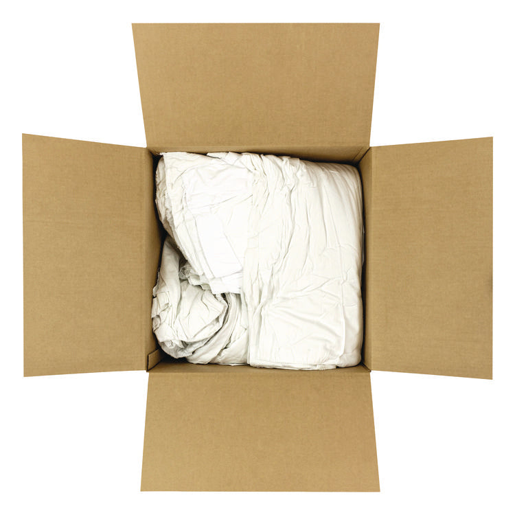 Knit Baby Diapers, 2-Ply, 15 x 18, White, 25 lb/Carton