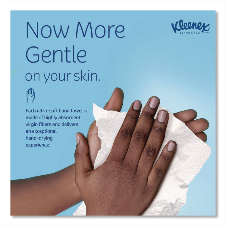 Hand Towels, POP-UP Box, Cloth, 1-Ply, 9 x 10.5, Unscented, White, 120/Box, 18 Boxes/Carton