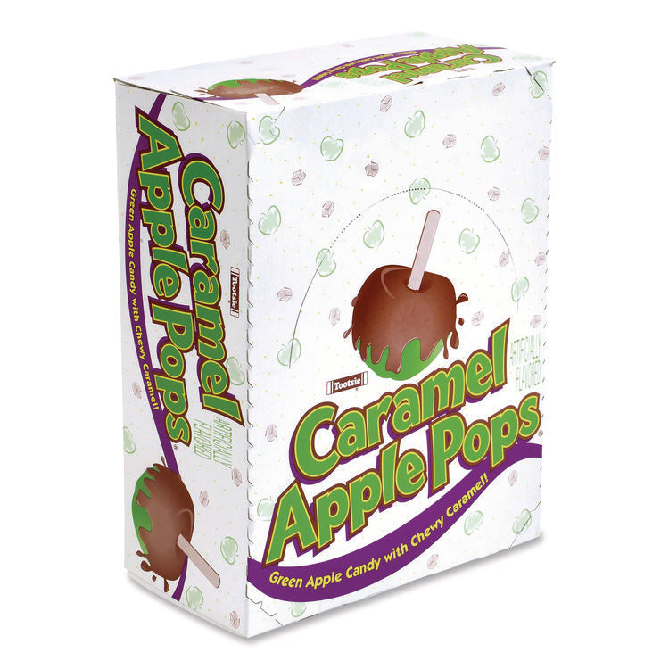 Caramel Apple Pops, 0.63 oz, 48/Carton