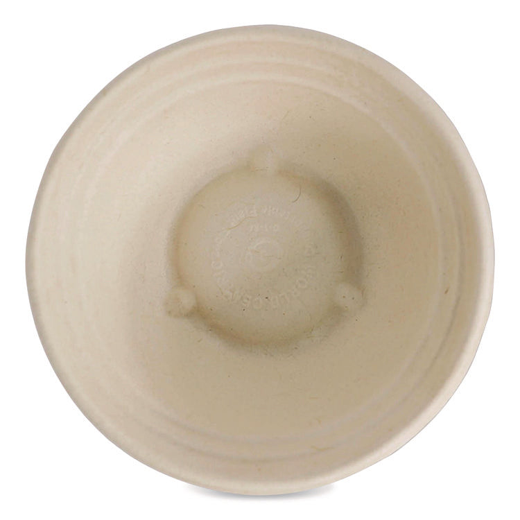 Fiber Barrel Bowls, 8 oz, Natural, 500/Carton