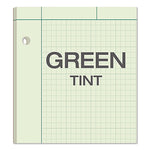 Evidence Engineer's Computation Pad, Cross-Section Quadrille Rule (5 Sq/in, 1 Sq/in), 100 Green-Tint 8.5 X 11 Sheets