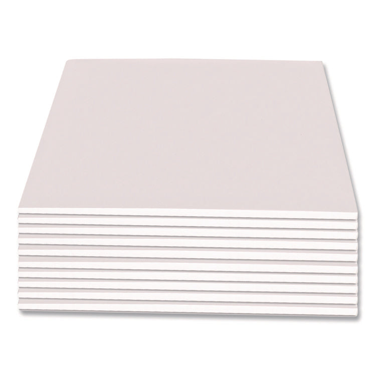Scratch Pads, Unruled, 3 x 5, White, 100 Sheets, 12/Pack