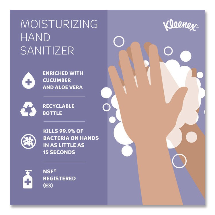 Super Moisturizing Foam Hand Sanitizer, 1,200 mL Cassette, Unscented, 2/Carton