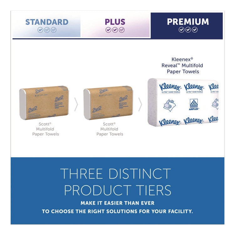 Reveal Multi-Fold Towels, 2-Ply, 8 X 9.4, White, 16/carton