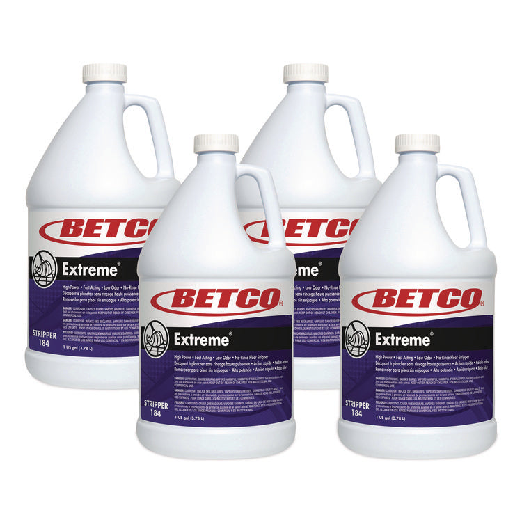 Extreme Floor Stripper, Lemon Scent; 1 gal Bottle, 4/Carton