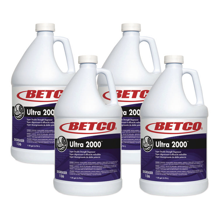 Ultra 2000 Degreaser, Cherry Almond Scent, 1 gal Bottle, 4/Carton