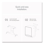 ICON Automatic Roll Towel Dispenser, 20.12 x 16.37 x 13.5, Silver Mosaic