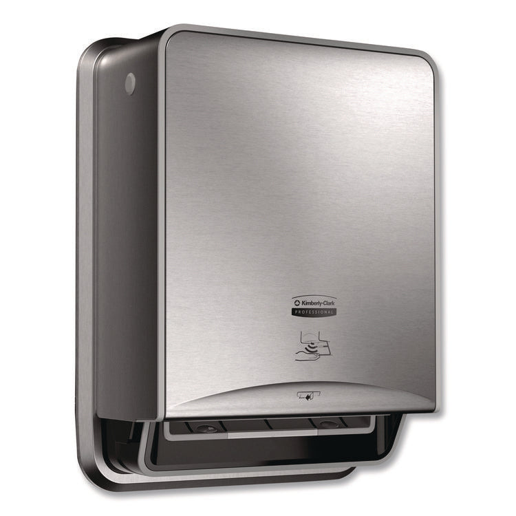 ICON Automatic Roll Towel Recessed Dispenser Housing, Narrow without Trim Panel, Stainless Steel