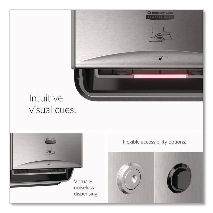 ICON Automatic Roll Towel Recessed Dispenser Housing, without Trim Panel, Stainless Steel