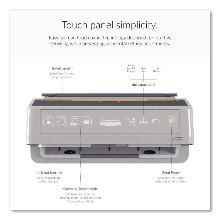 ICON Automatic Roll Towel Recessed Dispenser Housing, without Trim Panel, Stainless Steel