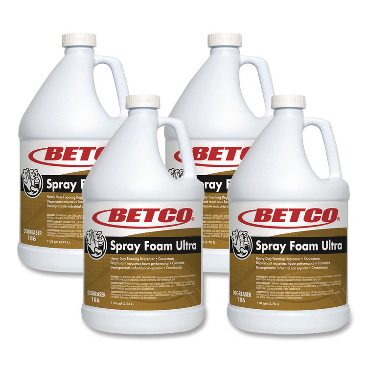 Spray Foam Ultra Degreaser, 1 gal oz Bottle, 4/Carton