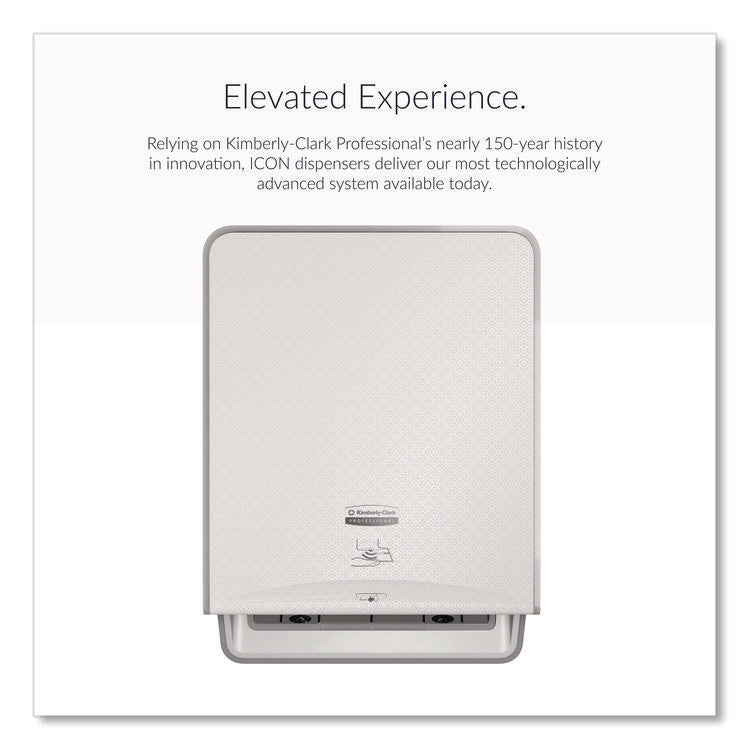 ICON Automatic Roll Towel Dispenser, 20.12 x 16.37 x 13.5, White Mosaic