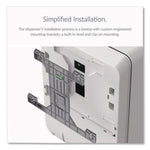 ICON Automatic Roll Towel Dispenser, 20.12 x 16.37 x 13.5, White Mosaic