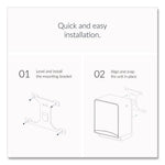 ICON Automatic Roll Towel Dispenser, 20.12 x 16.37 x 13.5, White Mosaic