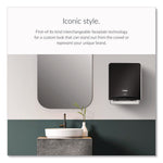 ICON Automatic Roll Towel Dispenser, 20.12 x 16.37 x 13.5, Black Mosaic