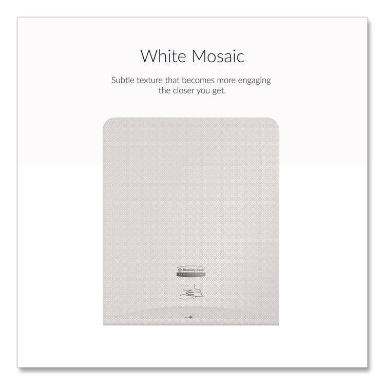 ICON Faceplate for Automatic Roll Towel Dispenser, 18.12 x 15.62 x 12.87, White Mosaic
