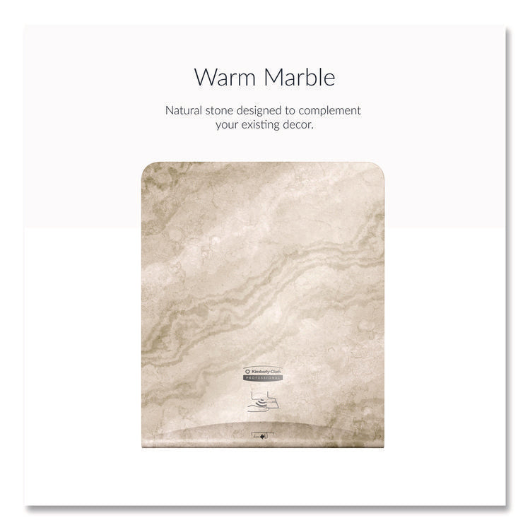 ICON Faceplate for Automatic Roll Towel Dispenser, 18.12 x 15.62 x 12.87, Warm Marble