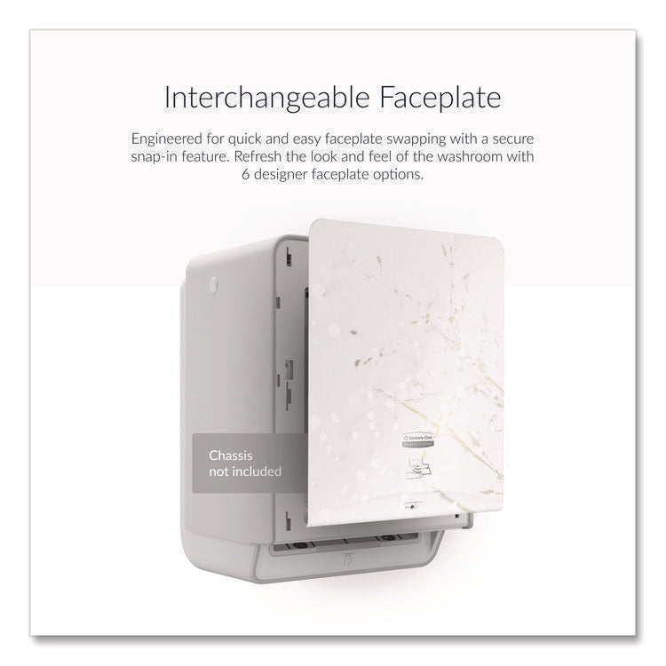 ICON Faceplate for Automatic Roll Towel Dispenser, 18.12 x 15.62 x 12.87, Cherry Blossom