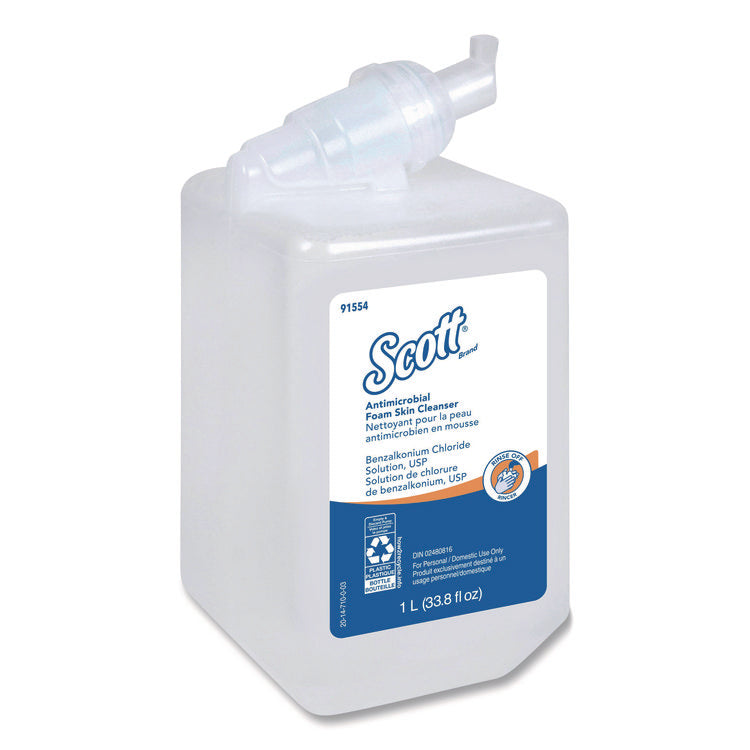 Antimicrobial Foam Skin Cleanser Refill, Fresh Scent, 1,000 mL