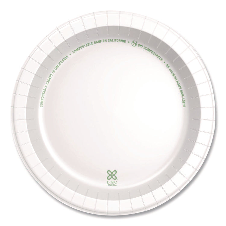 Heavy-Weight Paper Plates, 8.5" dia, 125/Pack, 4 Packs/Carton