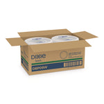 Paper Dinnerware, Plate, 8.5" dia, White, 125/Pack