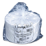 ChampWare Molded Fiber Tableware, Molded Fiber Plate, 10" dia, White, 125 Plates/Sleeve, 4 Sleeves/Carton