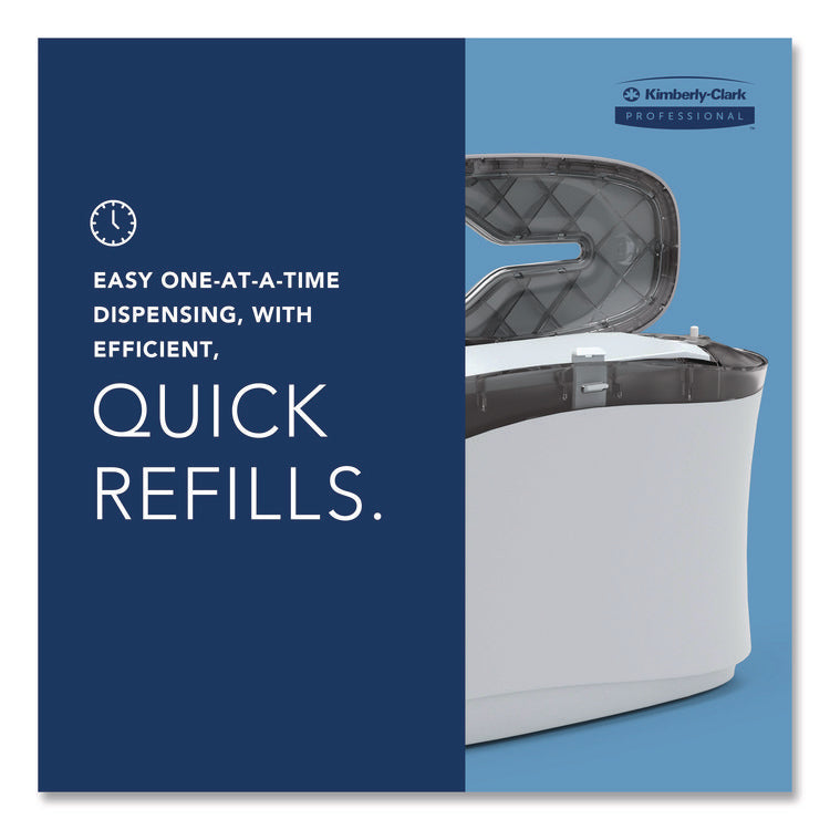 Reveal Countertop Folded Towel Dispenser, 13.3 x 5.2 x 9, Gray