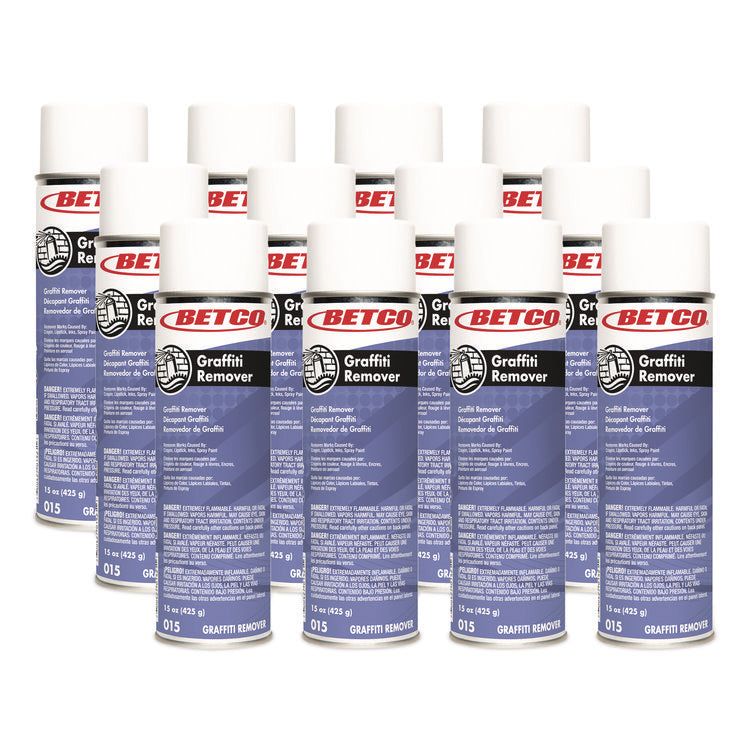 Graffiti Remover, Characteristic Scent, 15 oz Aerosol Spray Can, 12/Carton