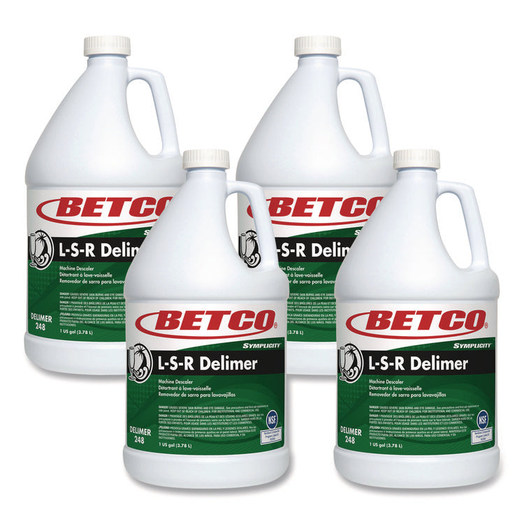 L S R Delimer, Floral Scent, 1 gal Bottle, 4/Carton