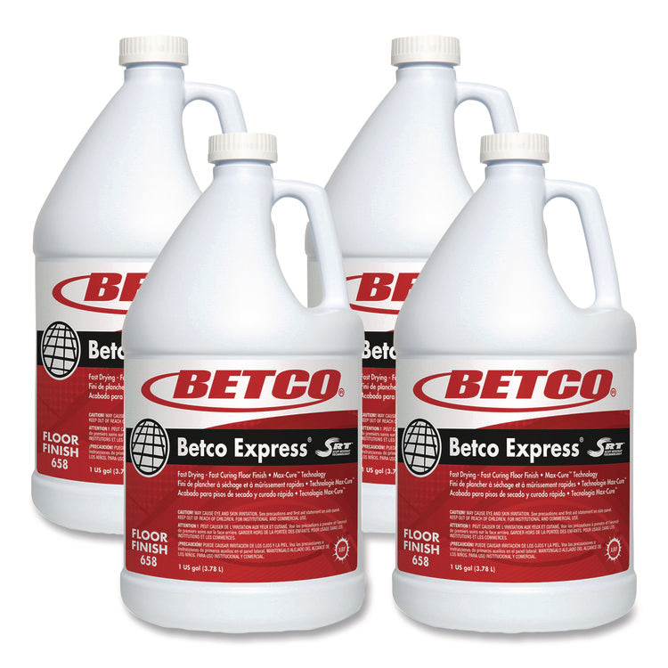 Express Floor Finish with SRT, 1 gal Bottle, 4/Carton