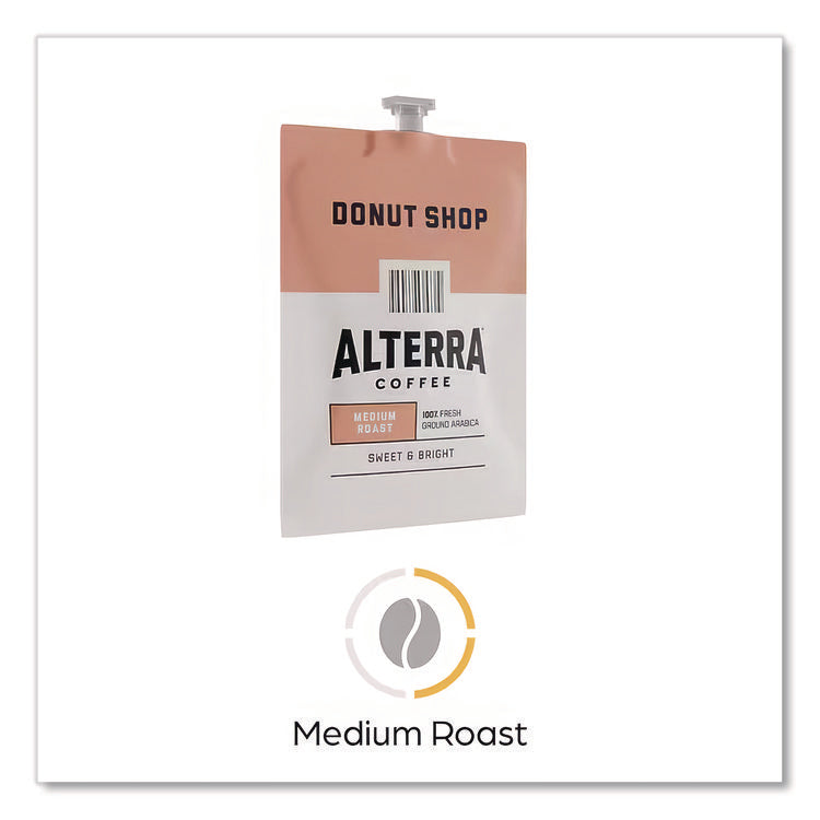 Coffee Freshpack Pods, Donut Shop Blend, Medium Roast, 0.28 Oz, 100/carton