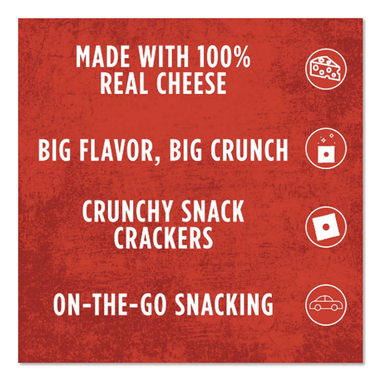 Cheez-It Grooves Crackers, Zesty Ranch, 3.25 Bag, 6/box