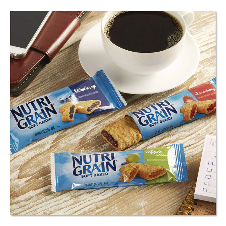 Nutri-Grain Soft Baked Breakfast Bars, Assorted, 1.3 oz Bar, 48/Carton