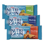 Nutri-Grain Soft Baked Breakfast Bars, Assorted, 1.3 oz Bar, 48/Carton