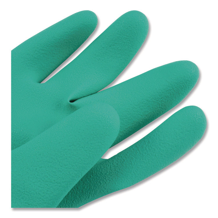 Nitrile Dishwashing Gloves, 21" Long, Small, Green, Pair