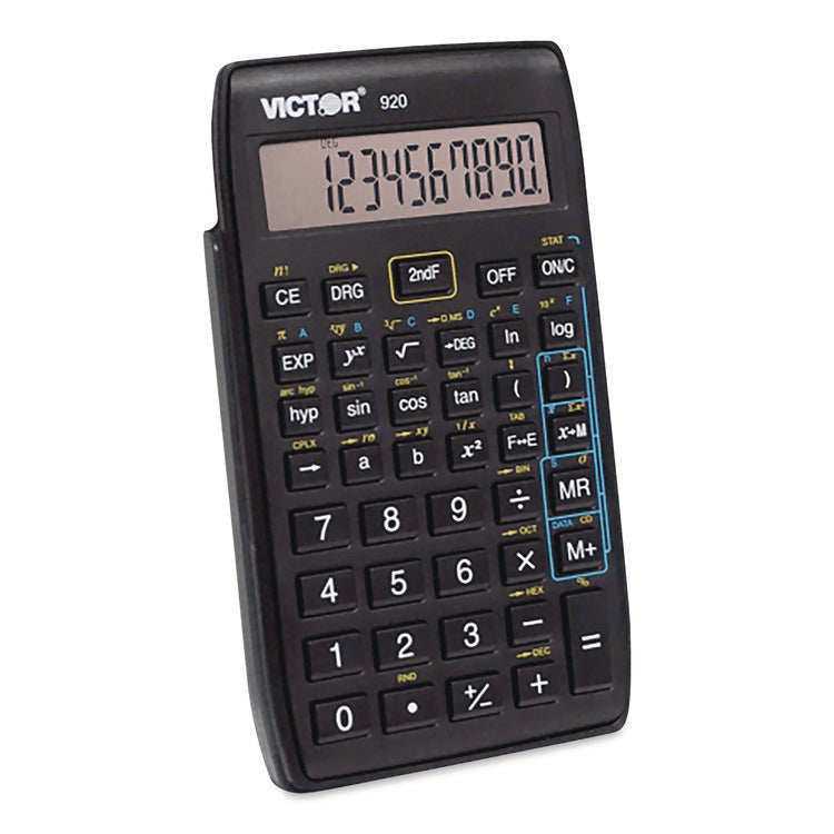 920 Compact Scientific Calculator with Hinged Case, 10-Digit LCD