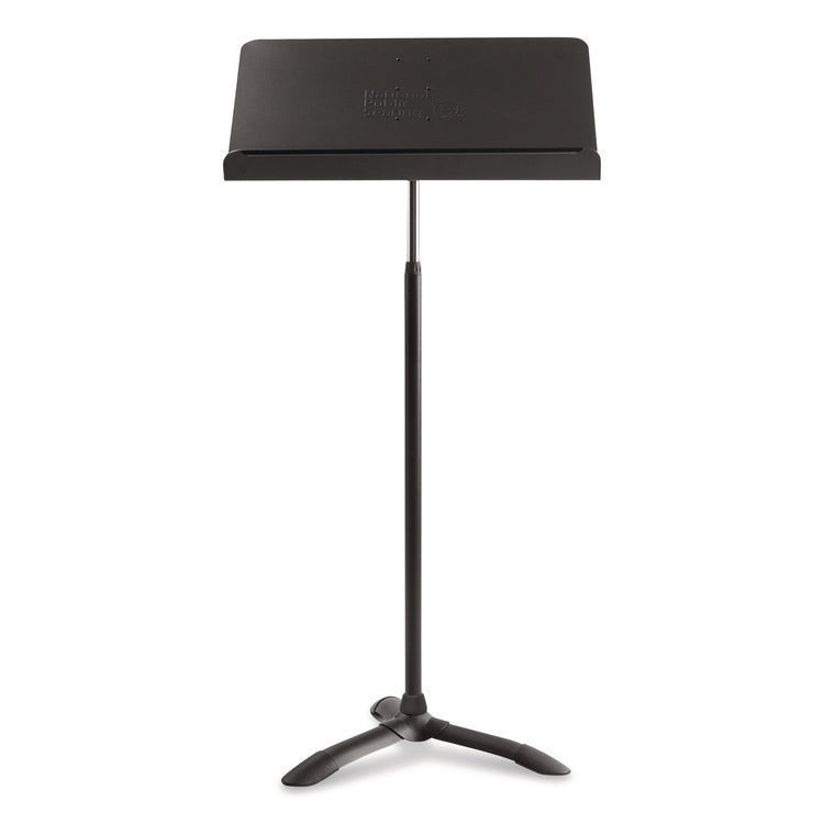 Melody Music Stand, 20.5" Wide, 24" to 46" Shelf Height, Black