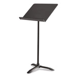 Melody Music Stand, 20.5" Wide, 24" to 46" Shelf Height, Black