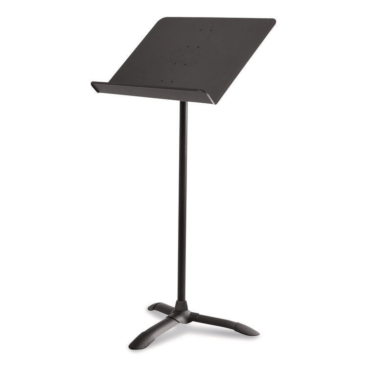 Melody Music Stand, 20.5" Wide, 24" to 46" Shelf Height, Black