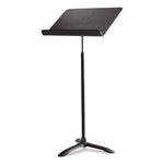 Melody Music Stand, 20.5" Wide, 24" to 46" Shelf Height, Black
