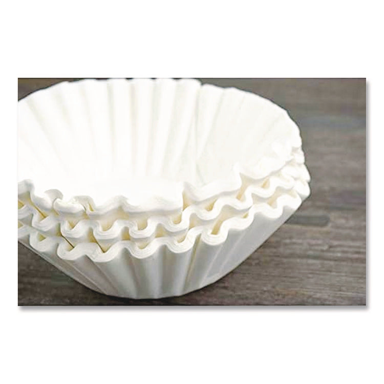 Coffee Filters, 12 Cup Size, Flat Bottom, 3,000/carton