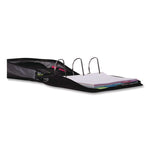 King Size Mighty Zip Tab Binder, 3 Rings, 4" Capacity, 11 X 8.5, Purple