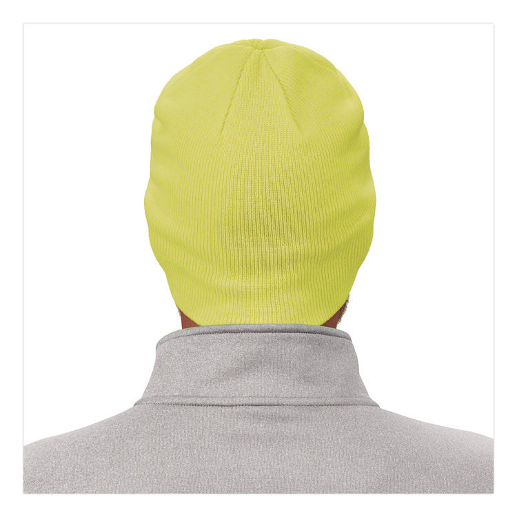 N-Ferno 6812 Rib Knit Beanie, One Size Fits Most, Lime