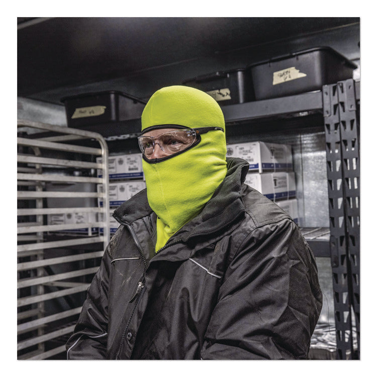 N-Ferno 6821 Fleece Balaclava Face Mask, One Size Fits Most, Lime